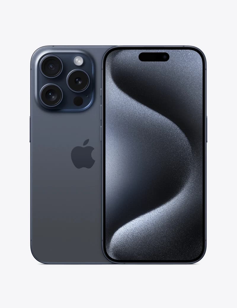iPhone 15 Pro 128GB — Titane bleu