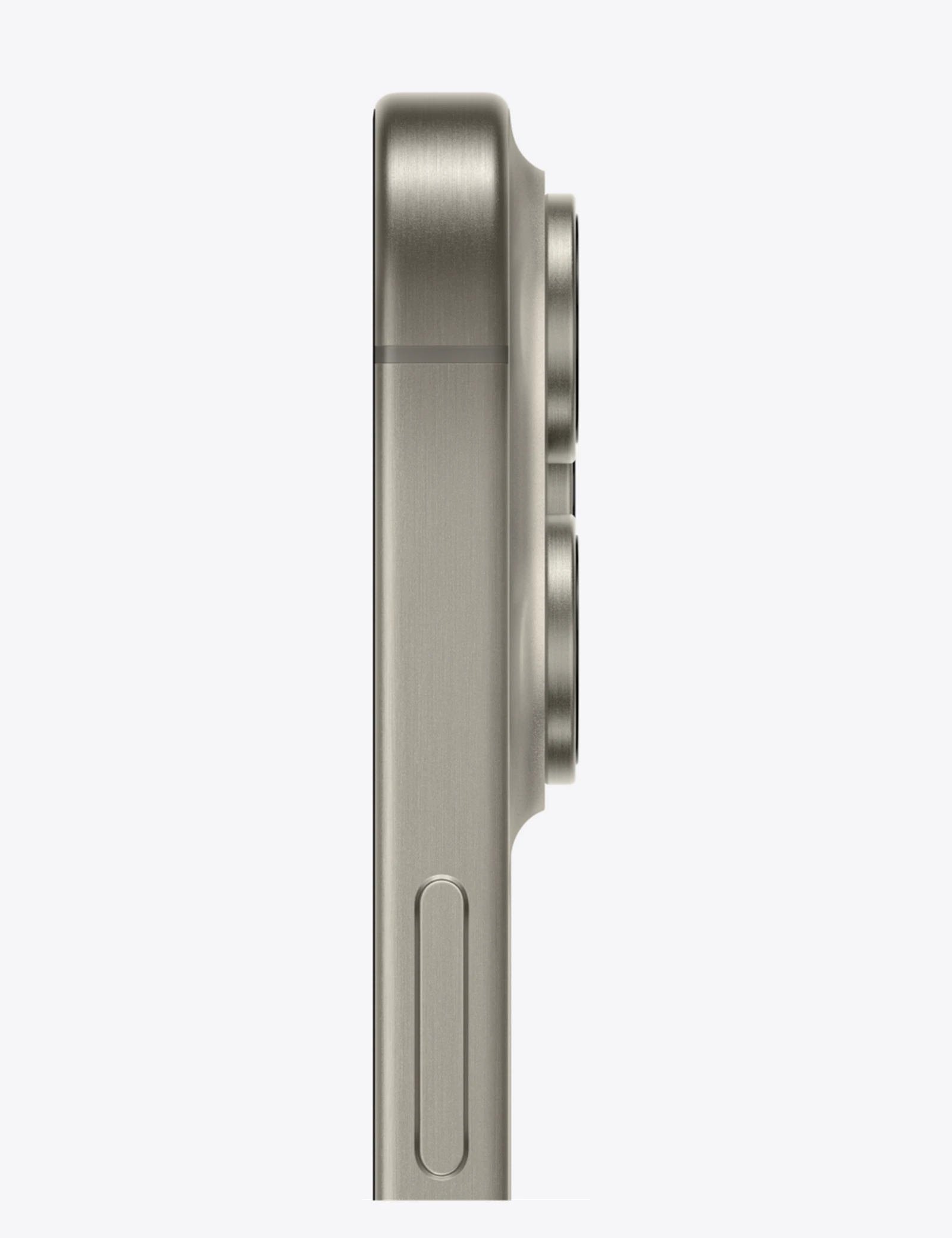 iPhone 15 Pro Max 256GB — Titane naturel — vue 3