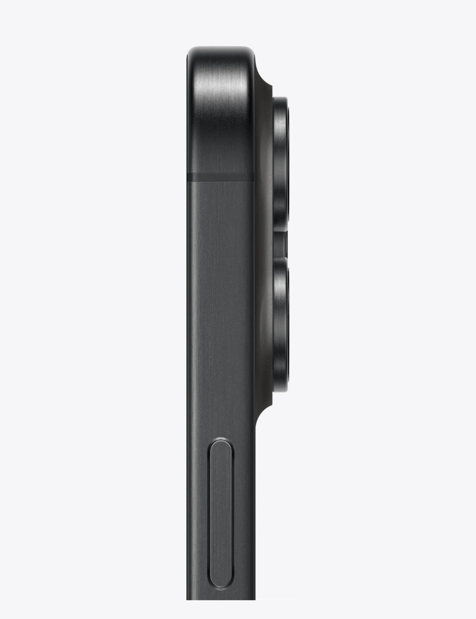 iPhone 15 Pro Max 256GB — Titane noir — vue 3