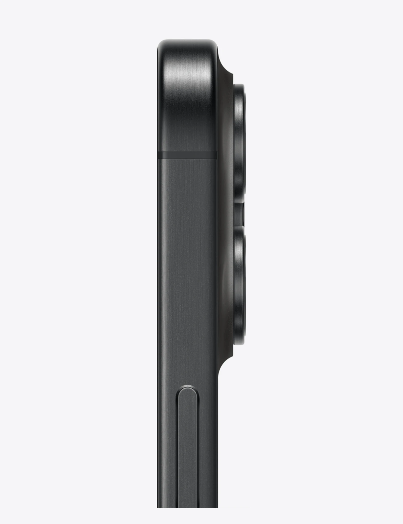iPhone 15 Pro 128GB — Titane noir — vue 3