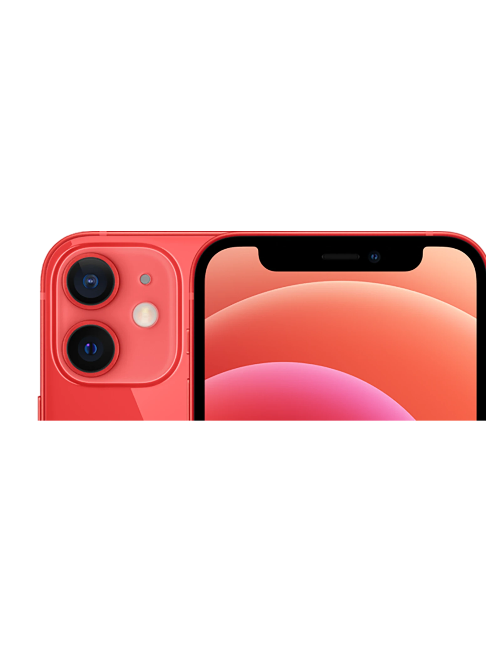 iPhone 12 mini 64GB — Rouge — vue 3