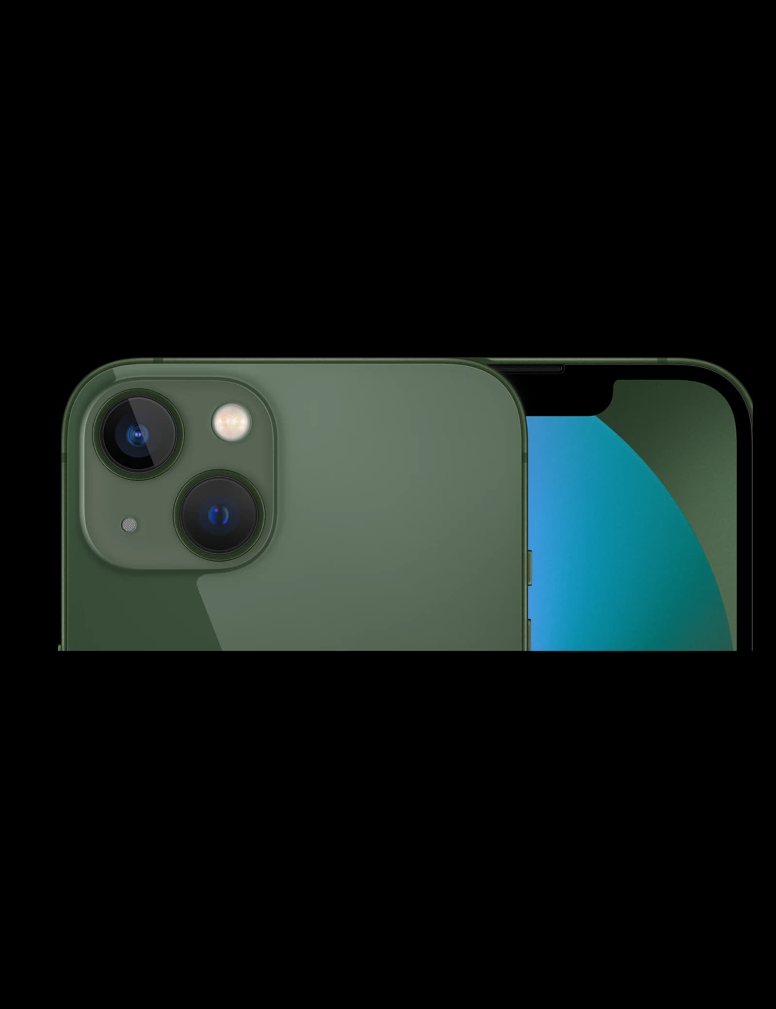 iPhone 13 mini 128GB — Vert — vue 3