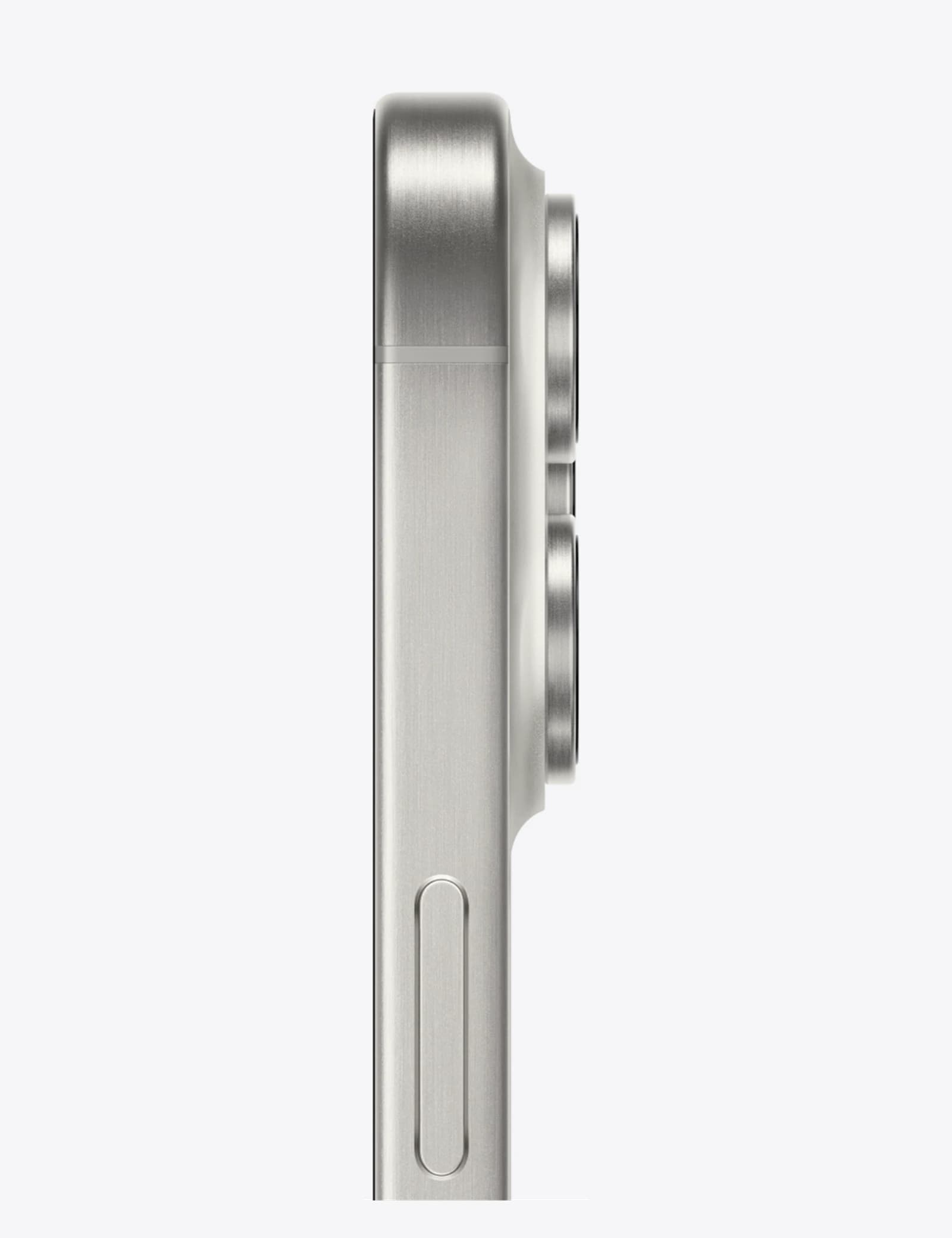 iPhone 15 Pro Max 256GB — Titane blanc — vue 3